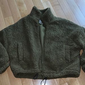 Urban Outfitters Sherpa Zip Up